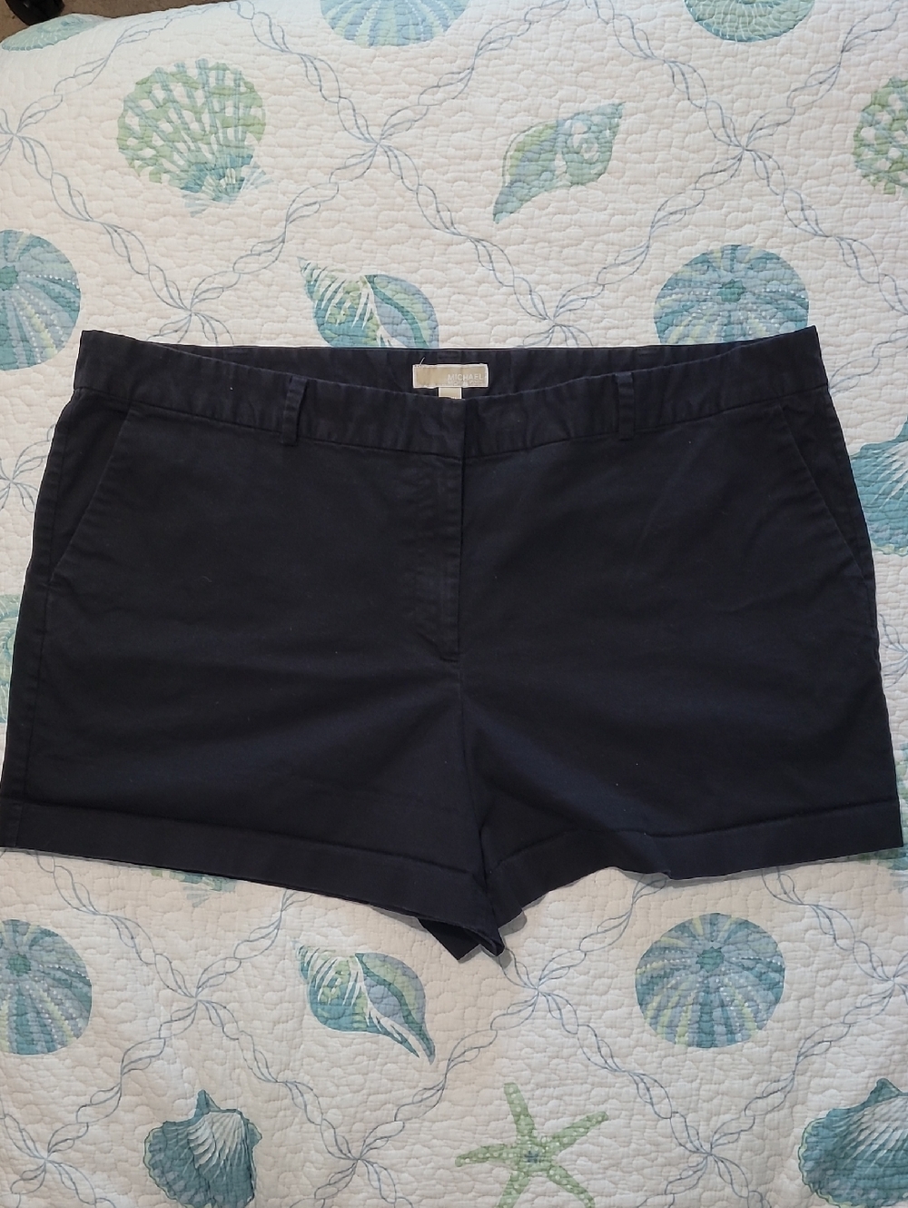 MICHAEL Michael Kors Plus Size Black Shorts